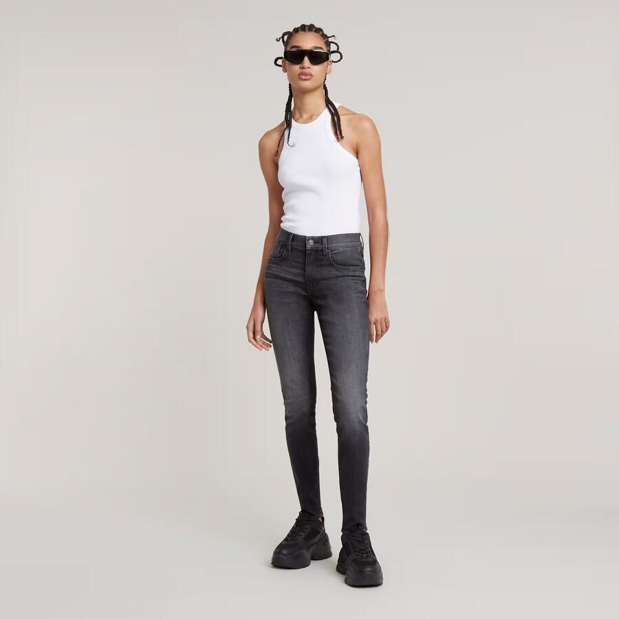 G-Star RAW Lhana Skinny Jeans Zwart Dames - Foto 2