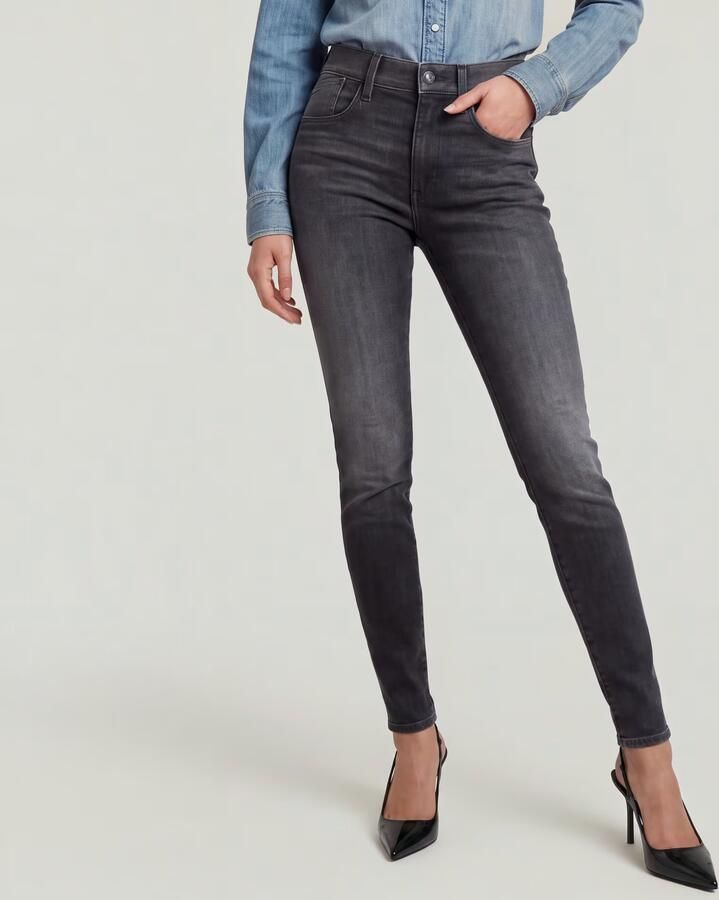 G-Star RAW Lhana Skinny Jeans Zwart Dames - Foto 5