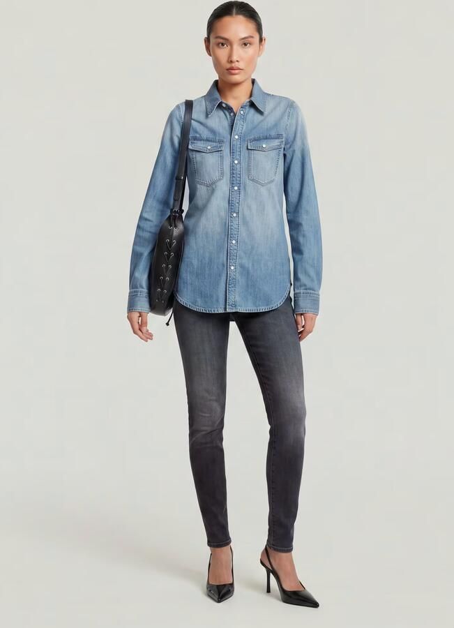 G-Star RAW Lhana Skinny Jeans Zwart Dames - Foto 6