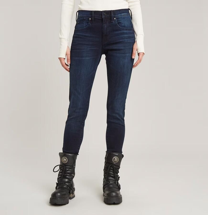 G-Star RAW Lhana Super Skinny Jeans Donkerblauw Dames