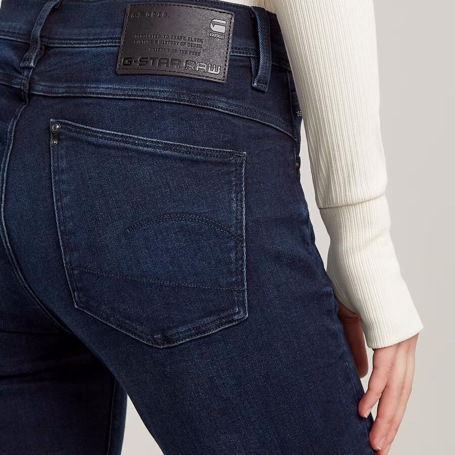 G-Star RAW Lhana Super Skinny Jeans Donkerblauw Dames - Foto 3