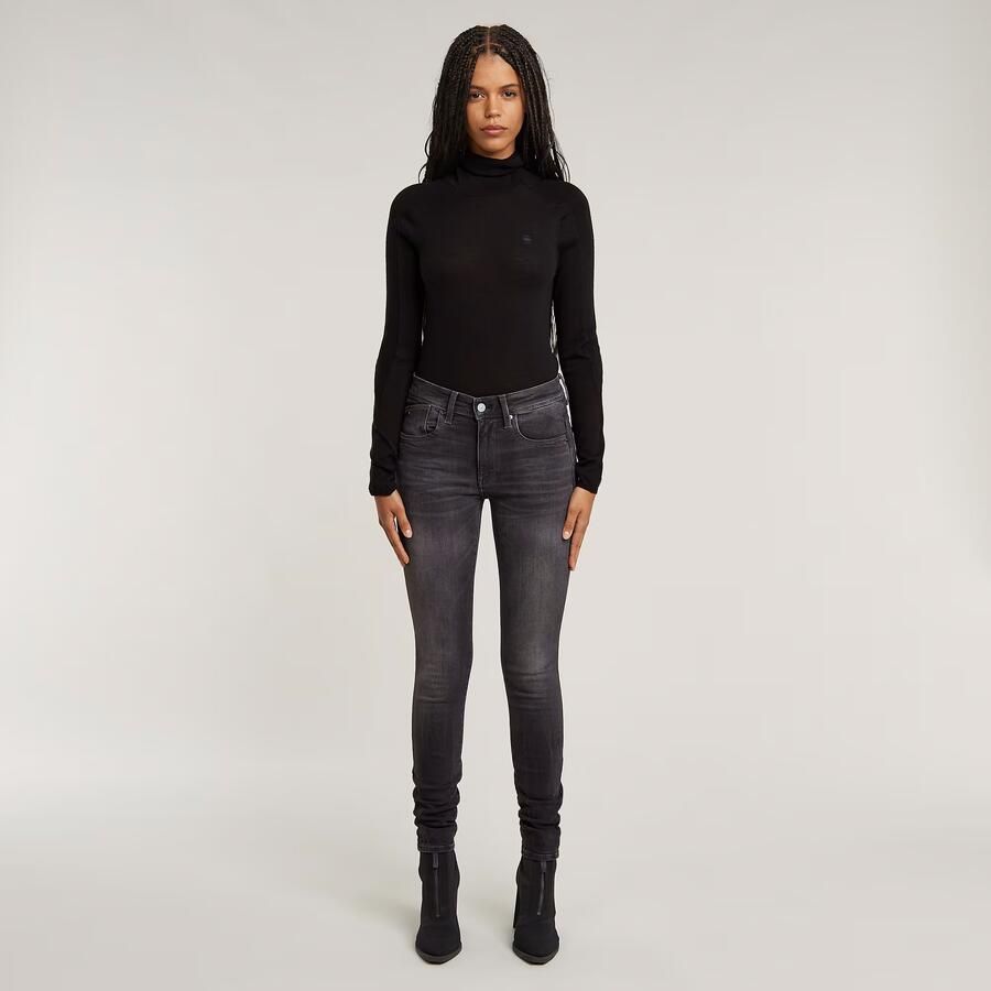 G-Star RAW Lhana Super Skinny Jeans Grijs Dames - Foto 2
