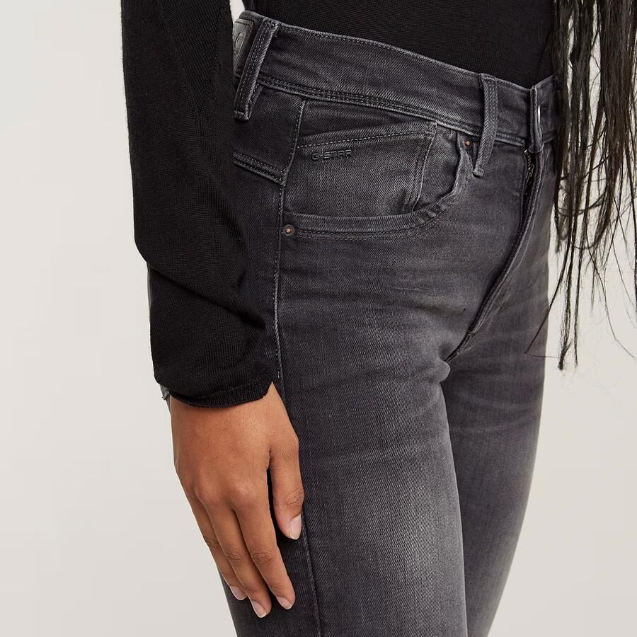 G-Star RAW Lhana Super Skinny Jeans Grijs Dames - Foto 3