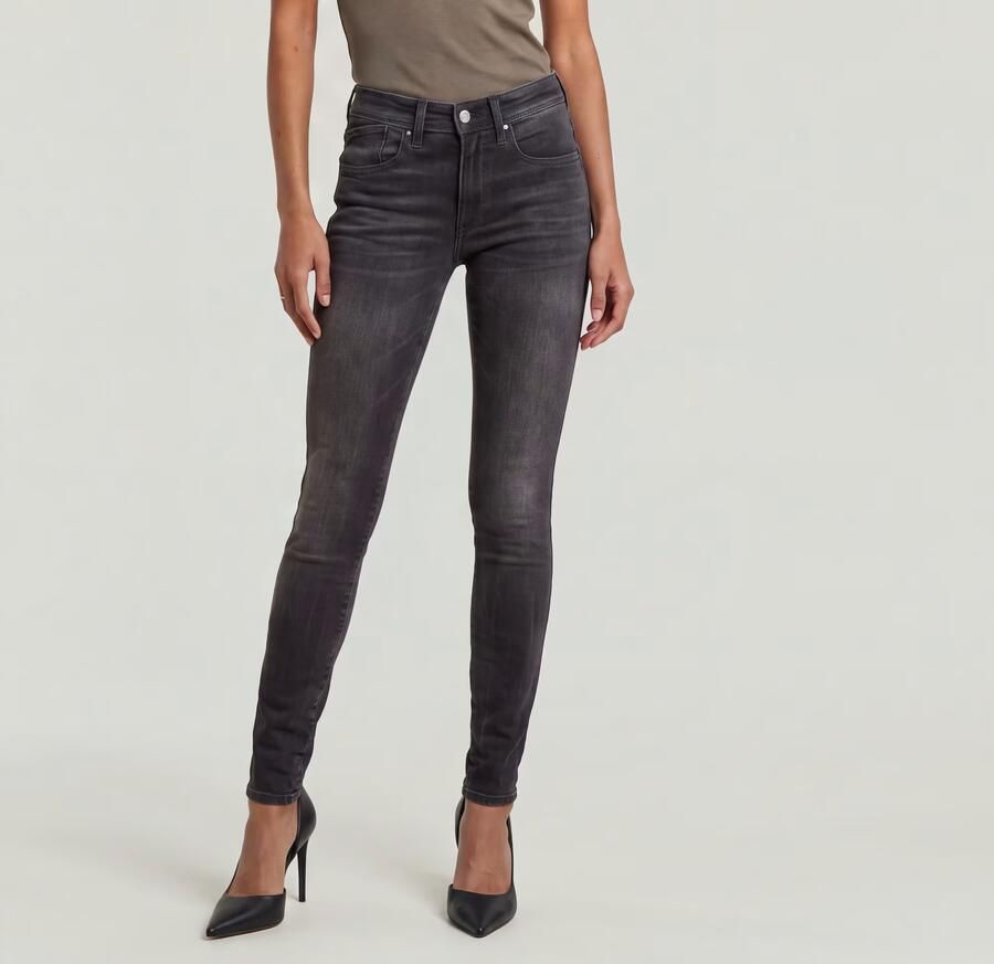 G-Star RAW Lhana Super Skinny Jeans Grijs Dames - Foto 5