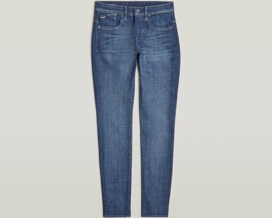 G-Star RAW Lhana Super Skinny Jeans Midden blauw Dames - Foto 2