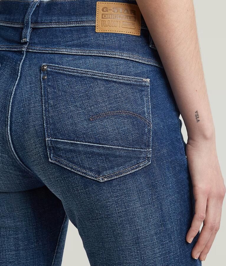 G-Star RAW Lhana Super Skinny Jeans Midden blauw Dames