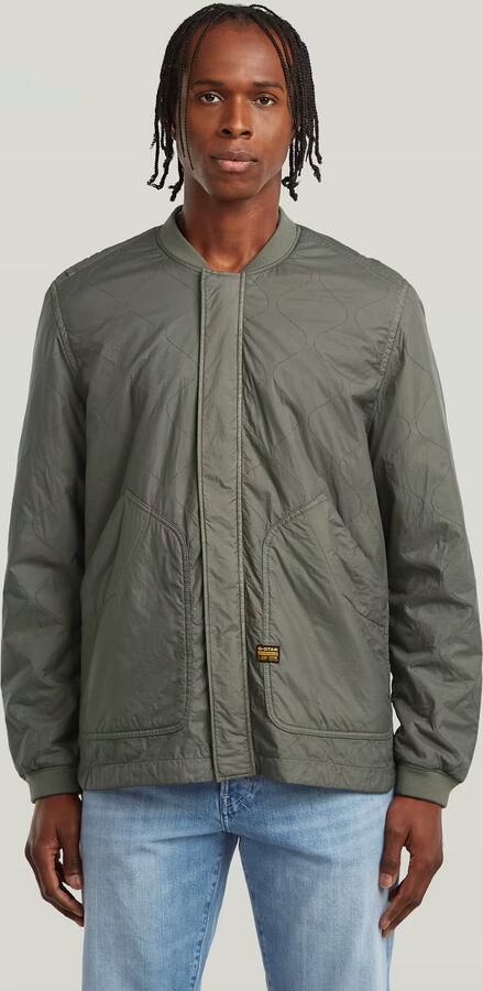 G-Star RAW Licht Gewattteerd Jack Quilted Grijs Heren - Foto 5