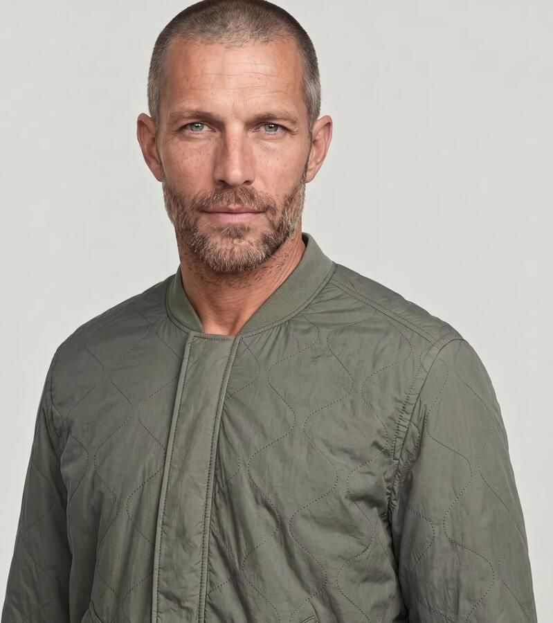 G-Star RAW Licht Gewattteerd Jack Quilted Grijs Heren - Foto 3
