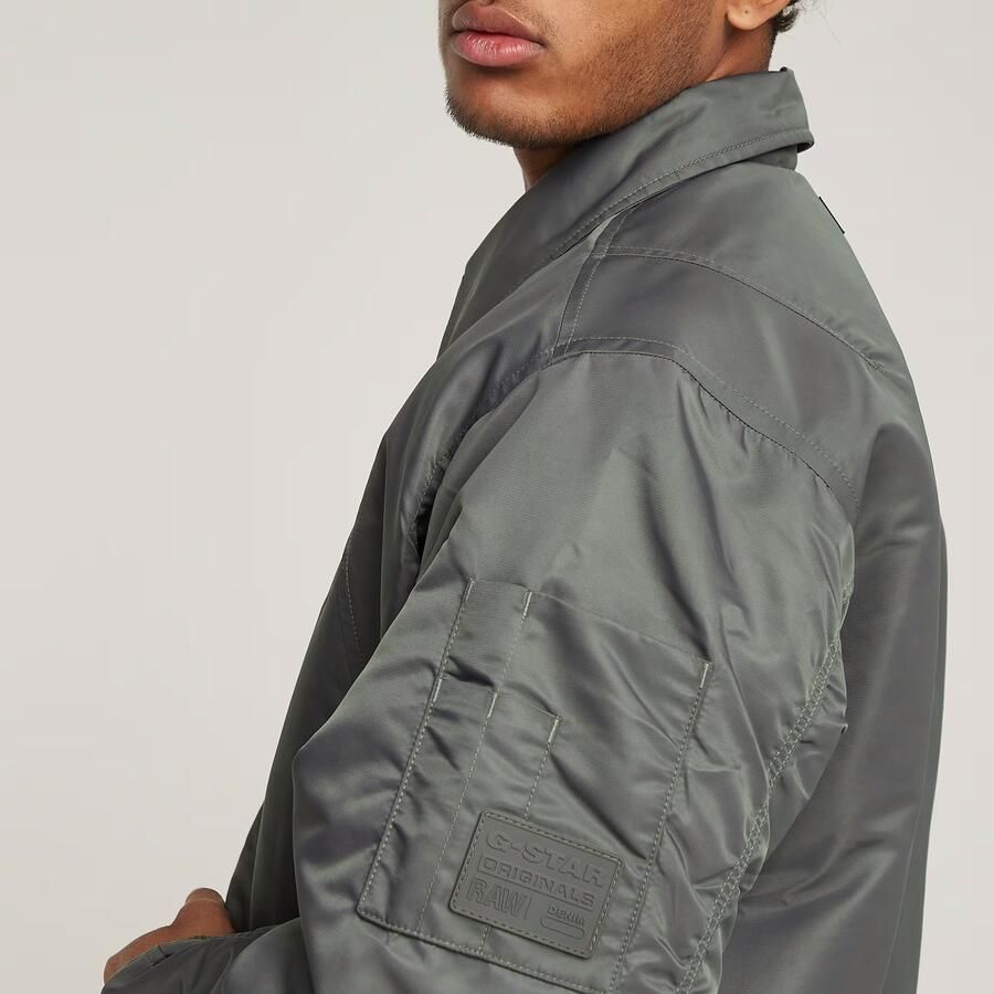 G-Star RAW Lichtgewicht Gewatteerd Bomberjack Grijs Heren - Foto 3