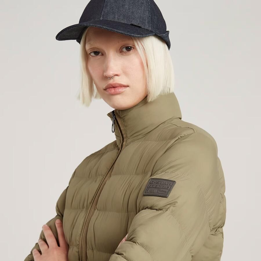 G-Star RAW Lichtgewicht Gewatteerd Jack Groen Dames - Foto 3