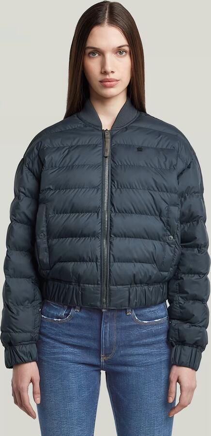G-Star RAW Lichtgewicht Jack Quilted Donkerblauw Dames - Foto 7