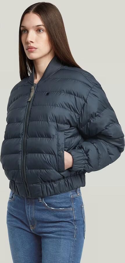 G-Star RAW Lichtgewicht Jack Quilted Donkerblauw Dames - Foto 5