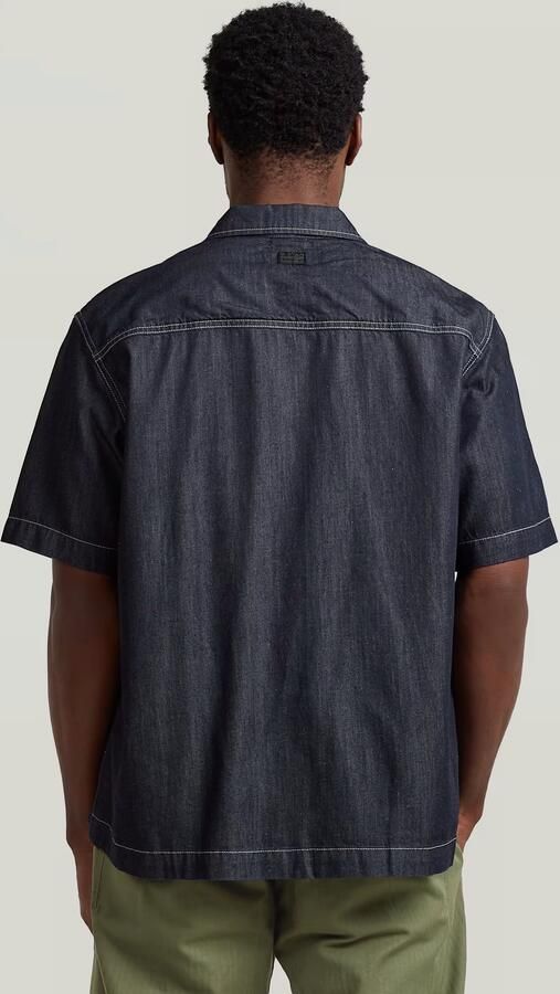 G-Star Raw regular fit vrijetijdsoverhemd van lyocellmix model 'Bowling' - Foto 7