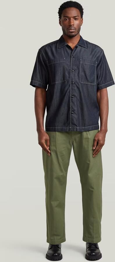 G-Star Raw regular fit vrijetijdsoverhemd van lyocellmix model 'Bowling' - Foto 9
