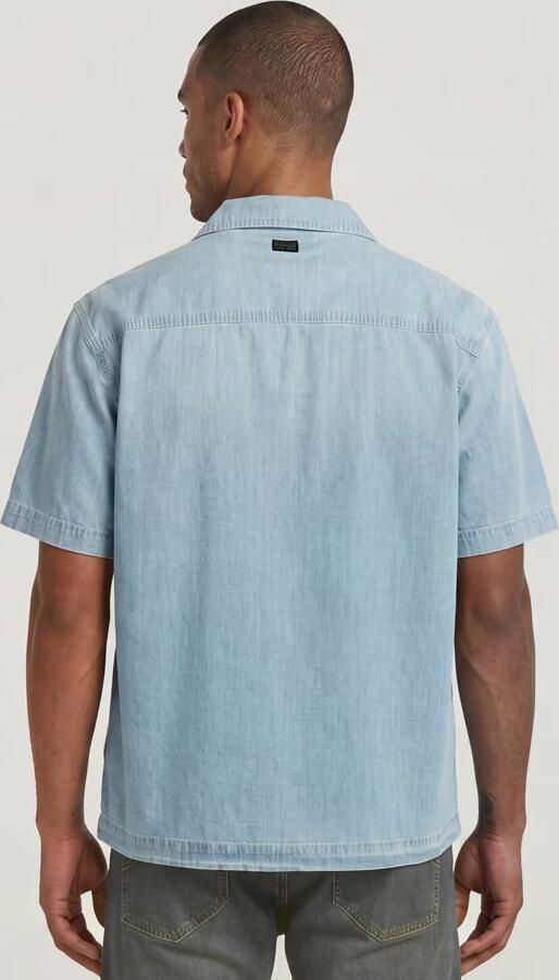 G-Star RAW Lightweight 2-Pock Regular Overhemd Lichtblauw Heren - Foto 9