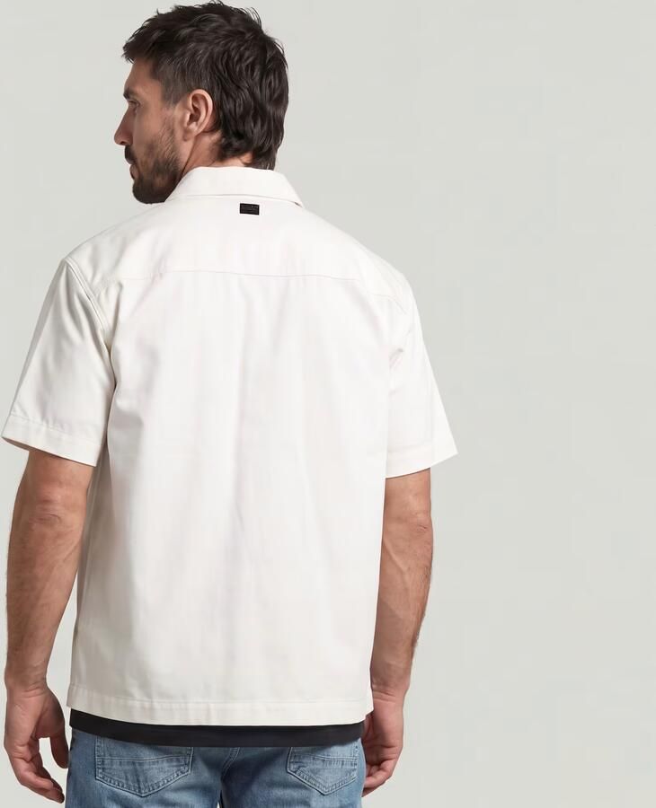 G-Star RAW Lightweight 2-Pock Regular Overhemd Wit Heren - Foto 3