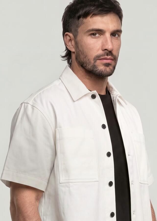 G-Star RAW Lightweight 2-Pock Regular Overhemd Wit Heren - Foto 4