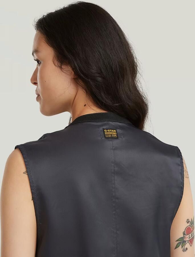 G-Star RAW Lightweight Blazer Playsuit Donkerblauw Dames - Foto 4