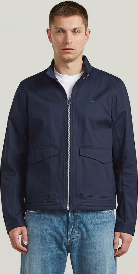 G-Star RAW Lightweight Cotton Jack Donkerblauw Heren