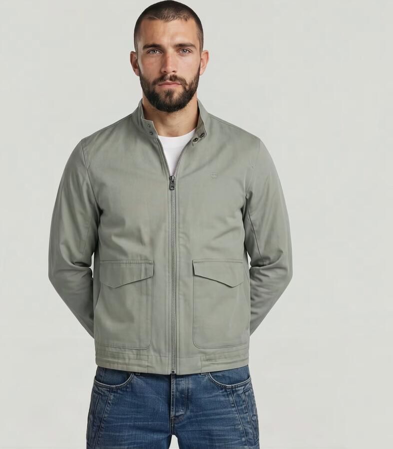 G-Star RAW Lightweight Cotton Jack Groen Heren - Foto 4