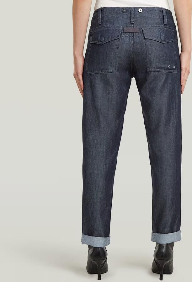 G-Star RAW Lightweight Fatigue Boyfriend Broek Donkerblauw Dames - Foto 5