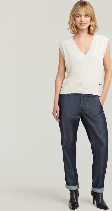G-Star RAW Lightweight Fatigue Boyfriend Broek Donkerblauw Dames - Foto 7