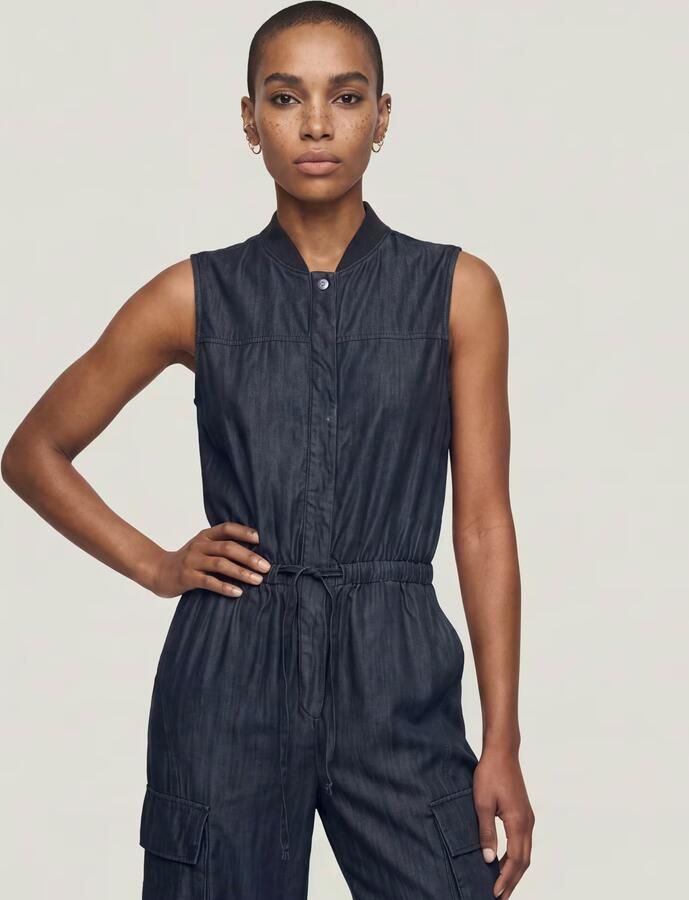 G-Star RAW Lightweight Parachute Jumpsuit Donkerblauw Dames - Foto 6