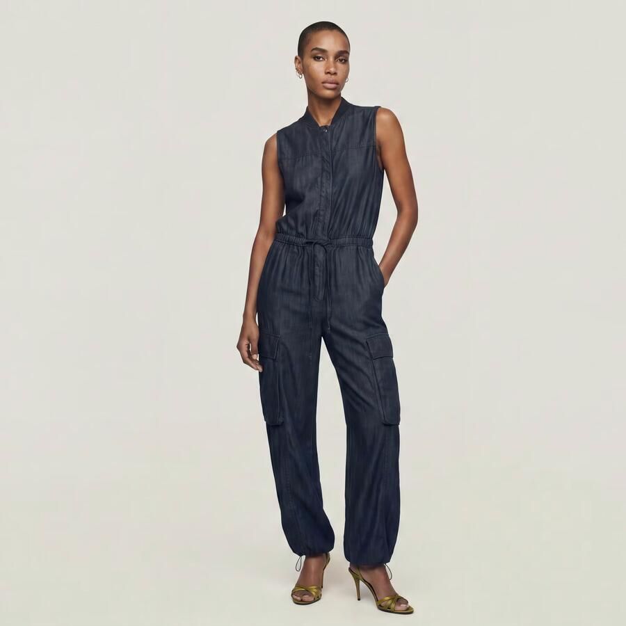 G-Star RAW Lightweight Parachute Jumpsuit Donkerblauw Dames - Foto 3