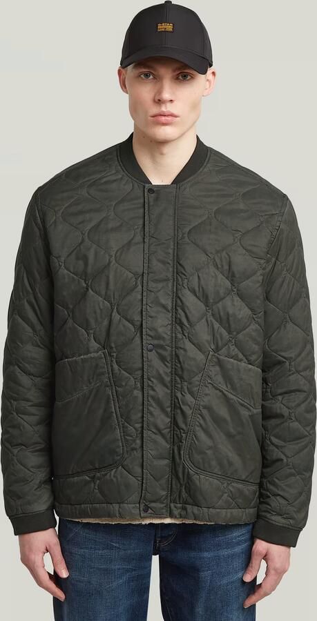 G-Star RAW Lightweight Quilted Jack Bruin Heren - Foto 7