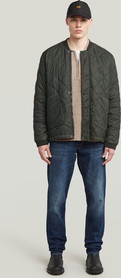 G-Star RAW Lightweight Quilted Jack Bruin Heren - Foto 6