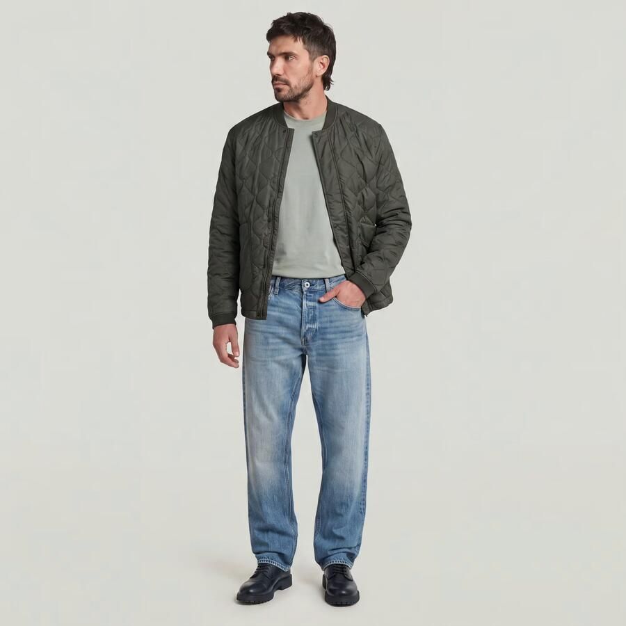 G-Star RAW Lightweight Quilted Jack Bruin Heren - Foto 3
