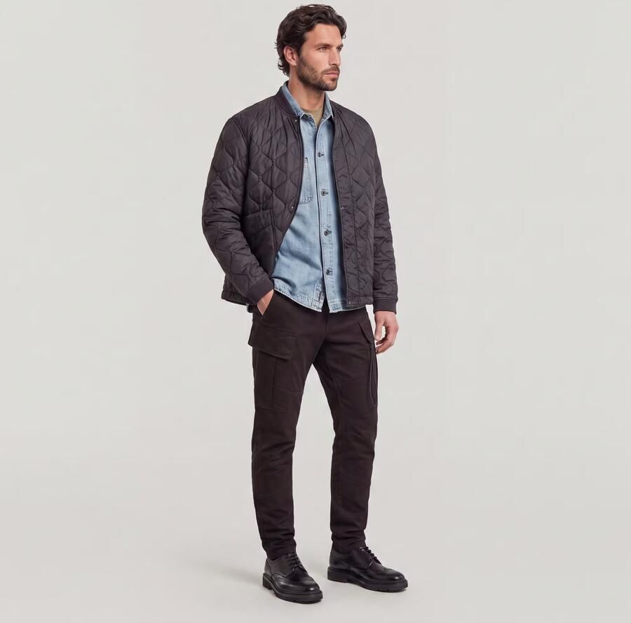 G-Star RAW Lightweight Quilted Jack Grijs Heren - Foto 3