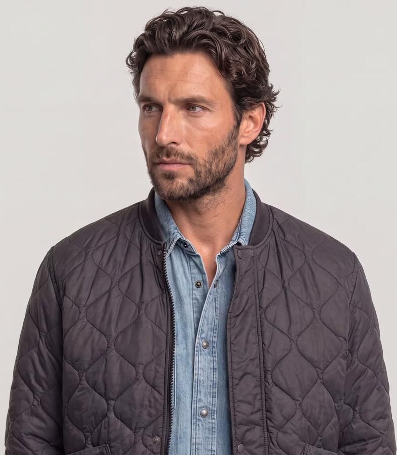 G-Star RAW Lightweight Quilted Jack Grijs Heren - Foto 4