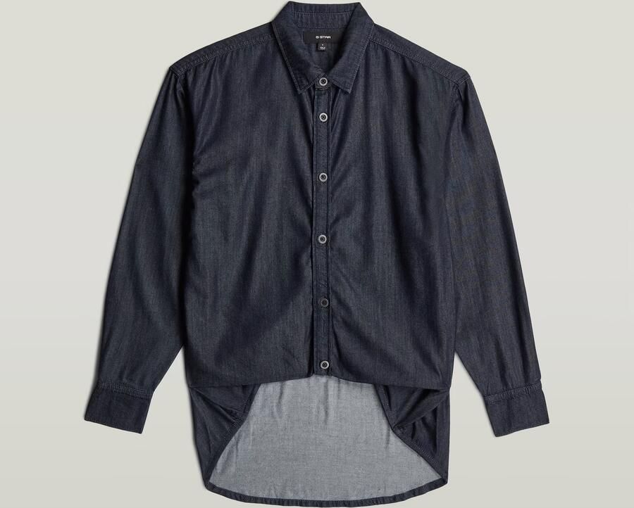 G-Star RAW Lightweight Relaxed Overhemd Donkerblauw Dames - Foto 4