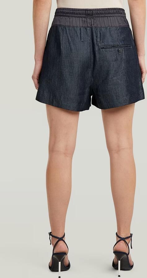 G-Star RAW Lightweight Relaxed Shorts Donkerblauw Dames - Foto 4