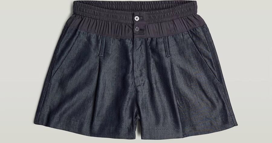 G-Star RAW Lightweight Relaxed Shorts Donkerblauw Dames - Foto 5