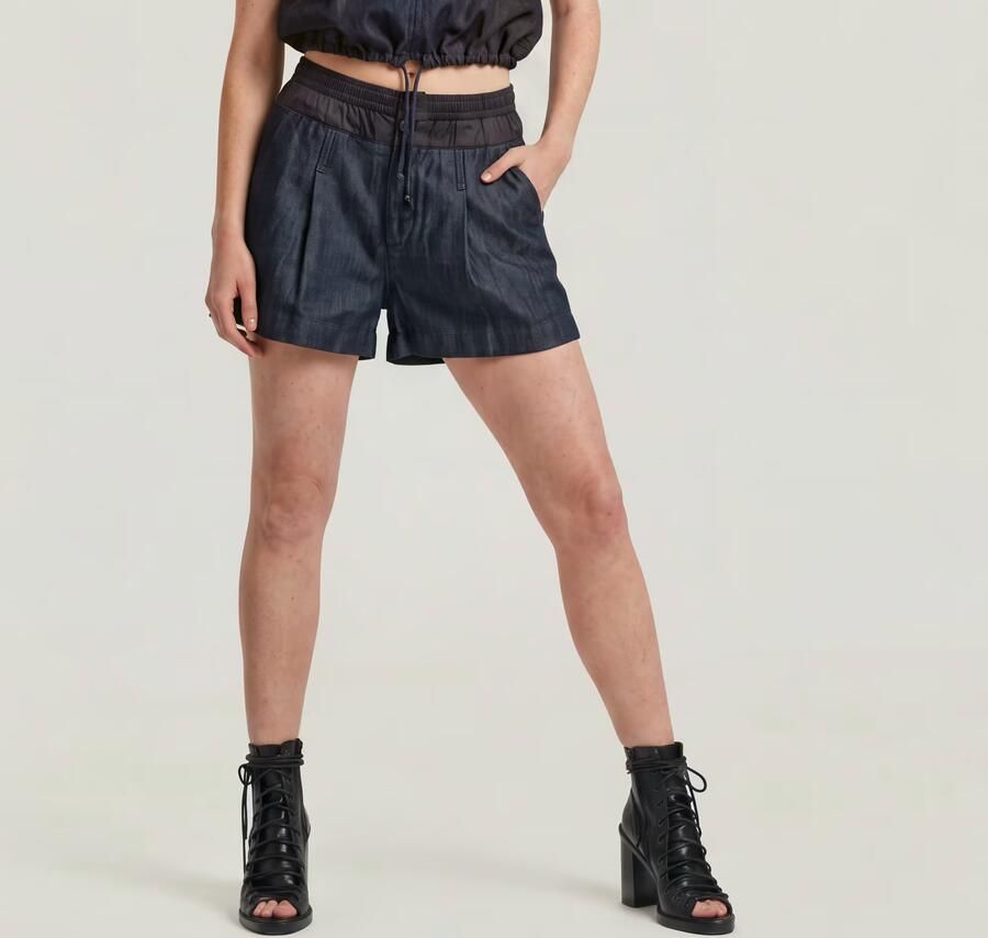 G-Star RAW Lightweight Relaxed Shorts Donkerblauw Dames - Foto 5