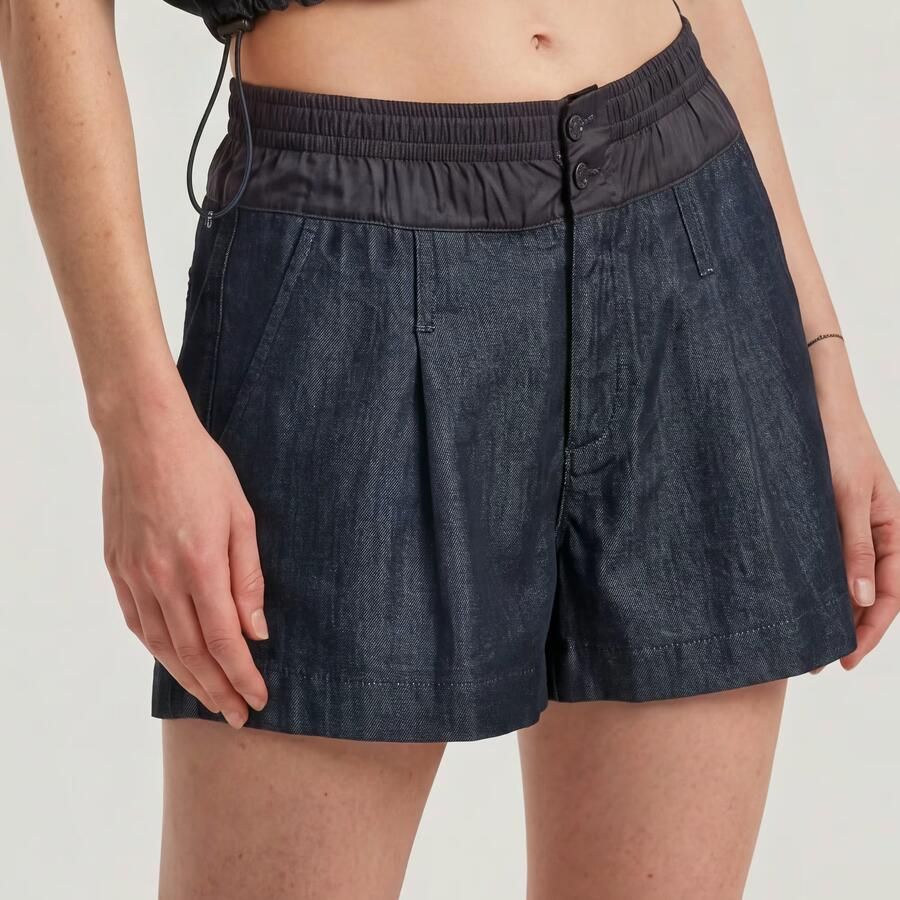 G-Star RAW Lightweight Relaxed Shorts Donkerblauw Dames - Foto 3