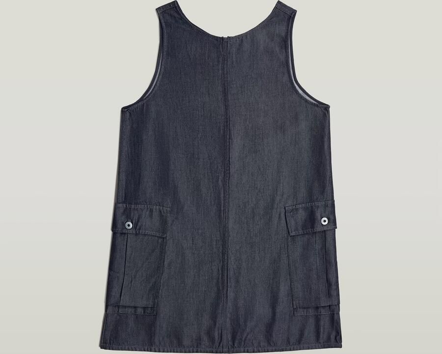 G-Star RAW Lightweight Shift Cargo Jurk Donkerblauw Dames - Foto 6