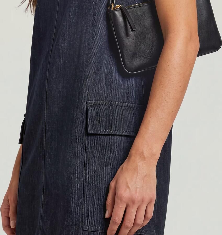 G-Star RAW Lightweight Shift Cargo Jurk Donkerblauw Dames - Foto 6