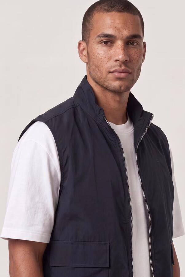 G-Star RAW Lightweight Summer Gilet Donkerblauw Heren - Foto 9