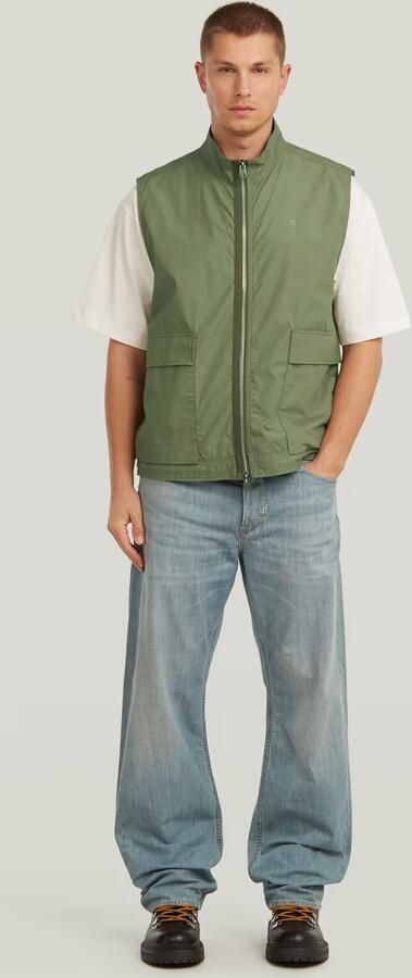 G-Star RAW Lightweight Summer Gilet Groen Heren - Foto 6
