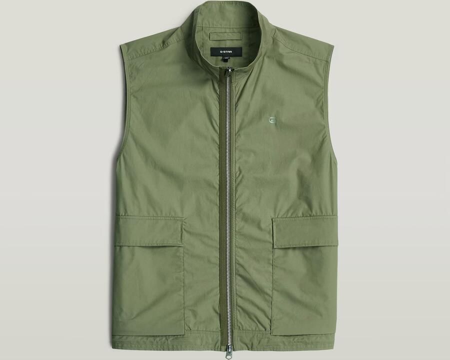 G-Star RAW Lightweight Summer Gilet Groen Heren - Foto 4