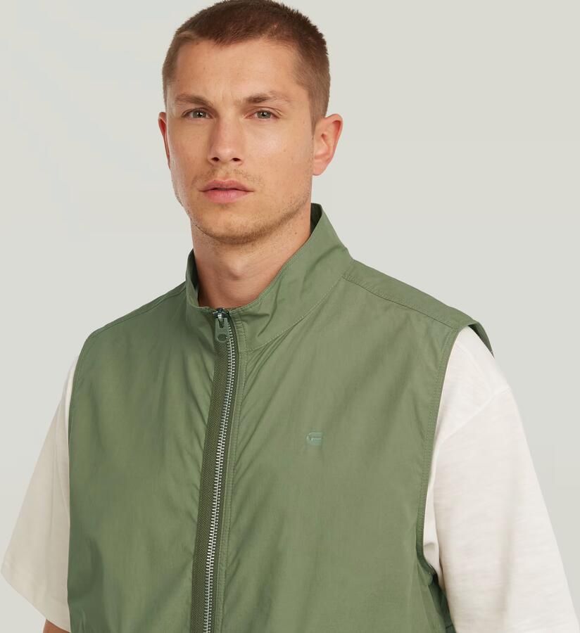 G-Star RAW Lightweight Summer Gilet Groen Heren - Foto 3