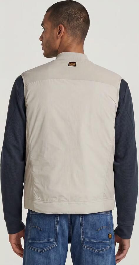 G-Star RAW Lightweight Vest Beige Heren - Foto 6