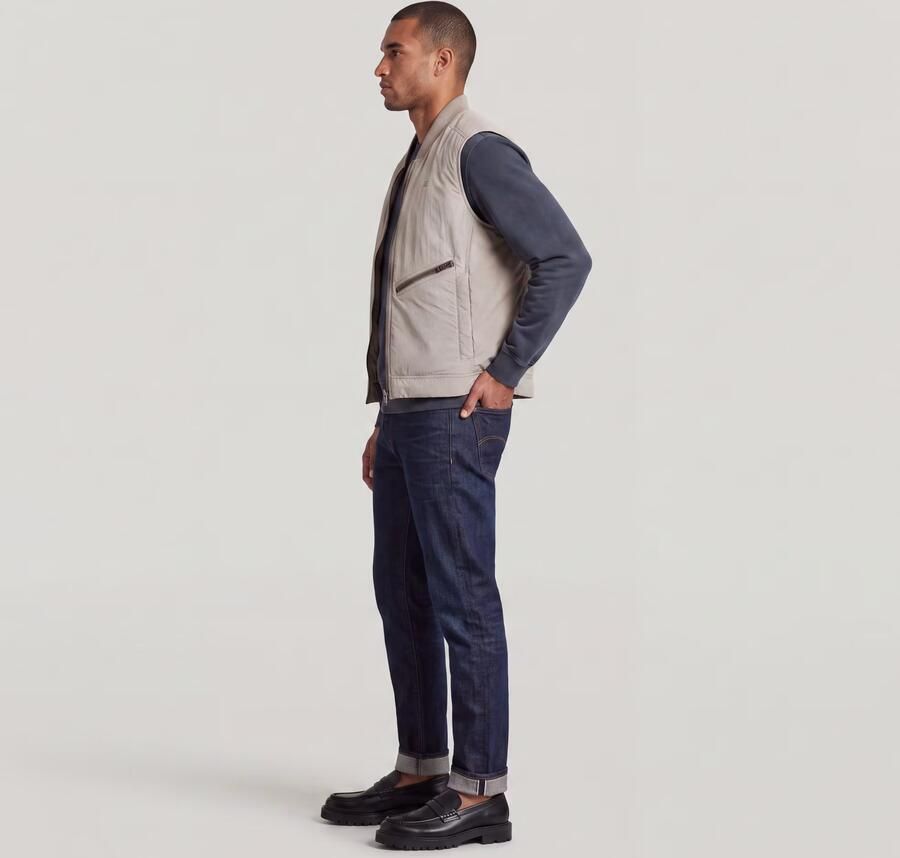G-Star RAW Lightweight Vest Beige Heren - Foto 3
