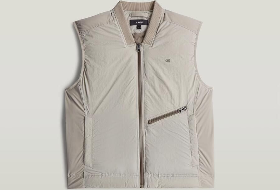 G-Star RAW Lightweight Vest Beige Heren - Foto 5