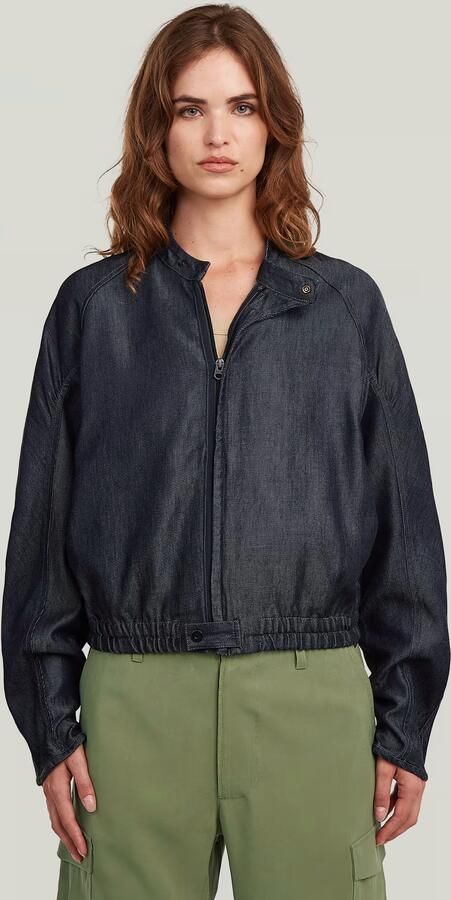 G-Star RAW Lightweight Zomerjas Bomber Donkerblauw Dames