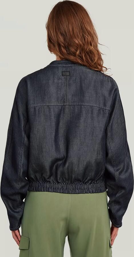 G-Star RAW Lightweight Zomerjas Bomber Donkerblauw Dames - Foto 5