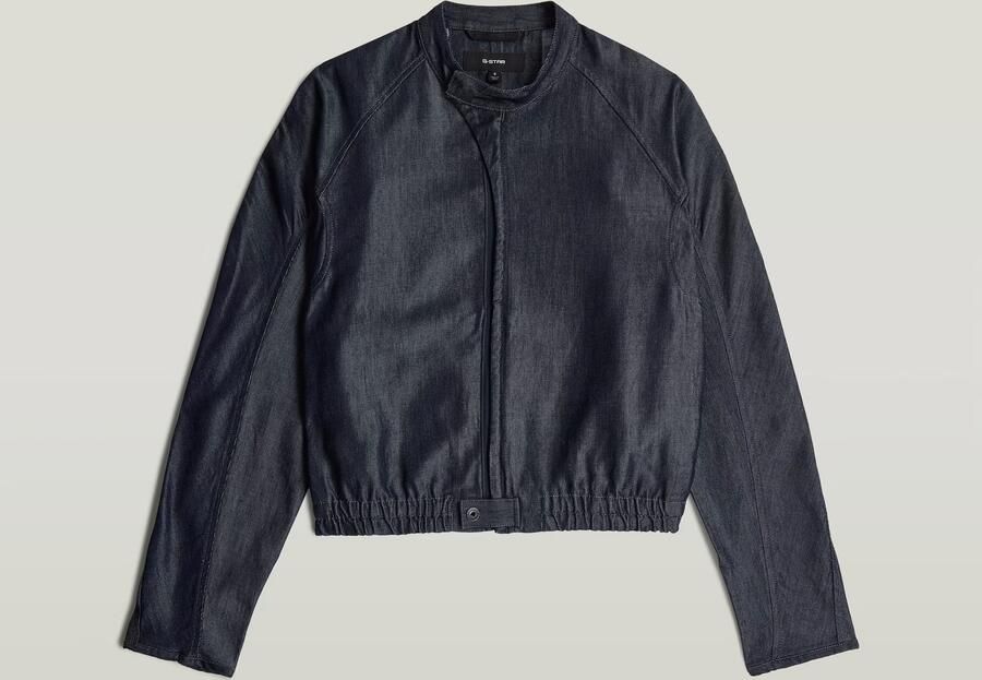 G-Star RAW Lightweight Zomerjas Bomber Donkerblauw Dames - Foto 4